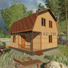 Проект Д14 6×6 &quot;Орехово&quot; компании Три Строителя фото 1 - izzba.ru