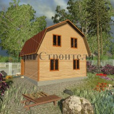 Проект Д13 6×6 «Новинка» компании Три Строителя фото 1 - izzba.ru