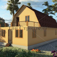 Проект ДБ12 6×12 «Родник» компании Три Строителя фото 1432 - izzba.ru