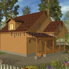 Проект ДБ14 8×10 «Лебяжье» компании Три Строителя фото 1434 - izzba.ru