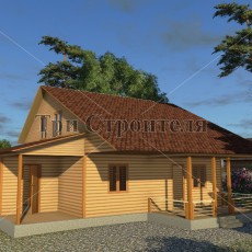 Проект ДБ17 10.5×9.5 «Корунд» компании Три Строителя фото 1436 - izzba.ru