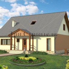 Проект ДК35 12.2х8.8 &quot;Рощино&quot; компании Три Строителя фото 1438 - izzba.ru