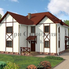 Проект ДК36 11.4×11.2 «Выборг» компании Три Строителя фото 1 - izzba.ru