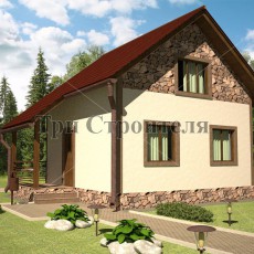 Проект ДК57 7.7×6.2 «Вырица» компании Три Строителя фото 1384 - izzba.ru
