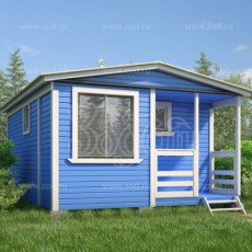 Проект Баня 4.0×4.0 Б-150 ТВ компании Зодчий фото 813 - izzba.ru