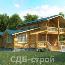 Проект Дом ДБР22 компании СДБ-СТРОЙ фото 1 - izzba.ru