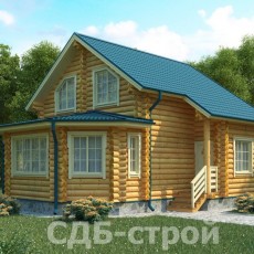 Проект Дом ДБР19 компании СДБ-СТРОЙ фото 2882 - izzba.ru