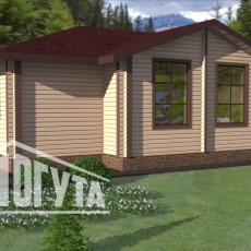 Проект Дом из бруса Ковров-101 компании Могута фото 1 - izzba.ru