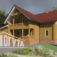 Проект Дом в ключ Владимир-260 компании Могута фото 2579 - izzba.ru