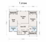 Проект Боярин 5 К 12x14 компании Терем фото 3