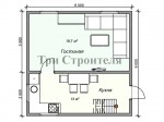 Проект Д13 6×6 «Новинка» компании Три Строителя фото 3