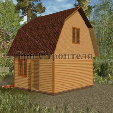 Проект Д1 5×4 «Грибное» компании Три Строителя фото 1 - izzba.ru