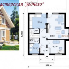 Проект Дом площадью 118,6 м2 компании Мастерская Зодчего фото 736 - izzba.ru