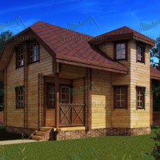 Проект Дом из бруса 91.84м2 компании Дома-бани фото 2217 - izzba.ru