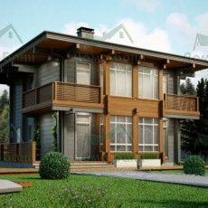 Проект Дом из бруса 185.27м2 компании Дома-бани фото 2232 - izzba.ru