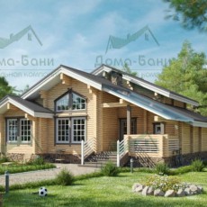 Проект Дом из бруса 146.4м2 компании Дома-бани фото 2233 - izzba.ru