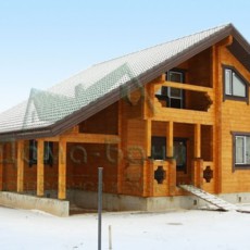 Проект Дом из бруса 153.65м2 компании Дома-бани фото 1 - izzba.ru