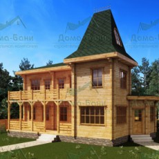 Проект Дом из бруса 205.71м2 компании Дома-бани фото 1 - izzba.ru