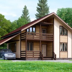Проект Варяг 4 БК-150 Брус компании Терем фото 1854 - izzba.ru