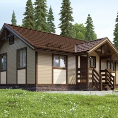 Проект Витязь 3 БК-150 Брус компании Терем фото 1 - izzba.ru