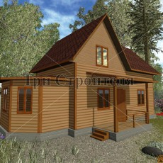 Проект Д40 8×10.5 «Ладога» компании Три Строителя фото 1 - izzba.ru