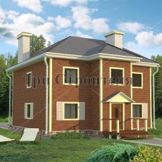 Проект ДК50 11.7×10.4 «Озеры» компании Три Строителя фото 1451 - izzba.ru