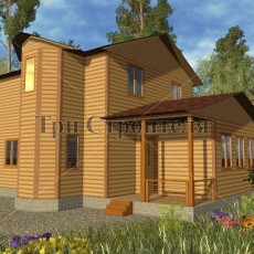 Проект Д65 8.5×10 «Синявино» компании Три Строителя фото 1 - izzba.ru