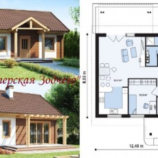 Проект Дом площадью 92,4 м2 компании Мастерская Зодчего фото 739 - izzba.ru
