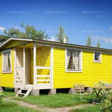 Проект Баня 4.0×5.0 Б-150 ТВ компании Зодчий фото 1 - izzba.ru