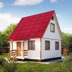 Проект Терем-0,6 М БК-150 Брус компании Терем фото 1 - izzba.ru