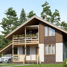 Проект Варяг 2 БК-180 Брус компании Терем фото 1 - izzba.ru