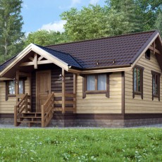Проект Витязь 1 БК-150 Брус компании Терем фото 1 - izzba.ru