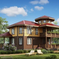 Проект Проект дома К-45 компании Яр-дома фото 1 - izzba.ru