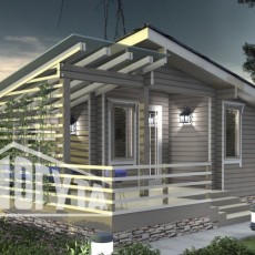 Проект Дачный домик Нега-42 компании Могута фото 3111 - izzba.ru