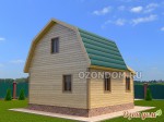 Проект Дом из бруса 6x6 Высоцr компании СК ОзонДом фото 2