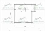 Проект Дом из бруса 132.34м2 компании Дома-бани фото 3