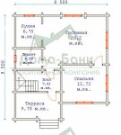 Проект Дом из бруса 136м2 компании Дома-бани фото 3