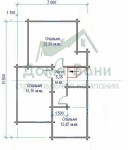 Проект Дом из бруса 143м2 компании Дома-бани фото 3